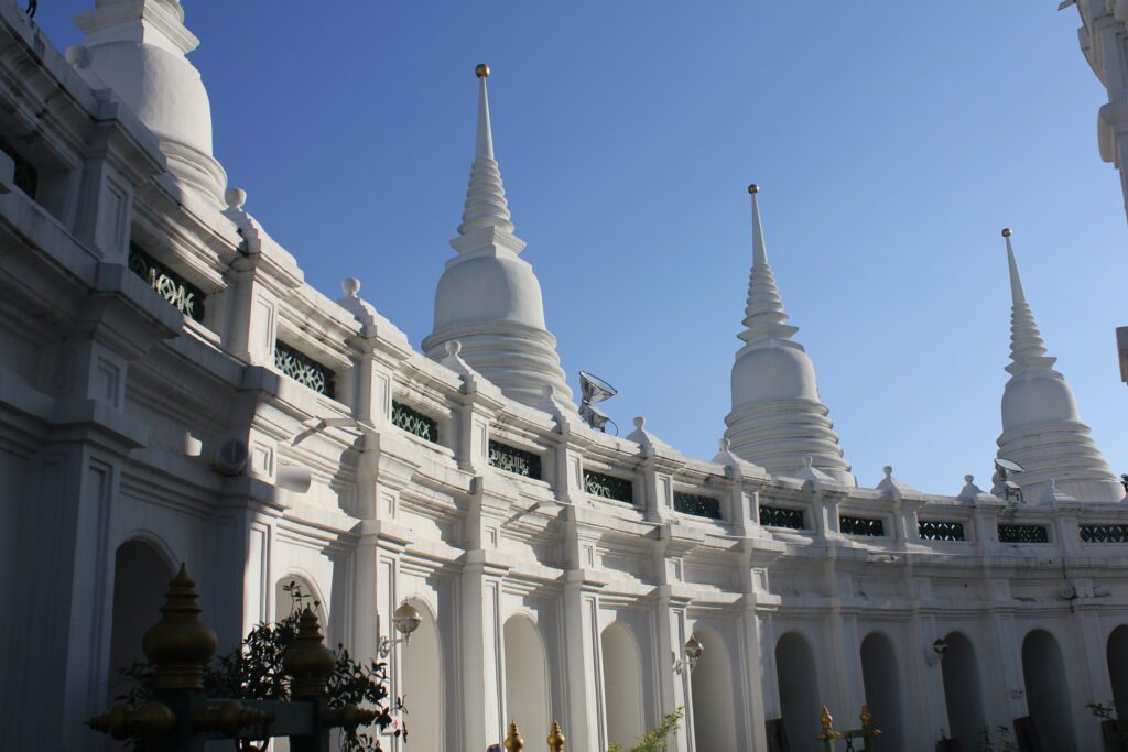 Wat Prayurawongsawat (Wat Prayoon), a Buddhist temple in Bangkok, Thailand.