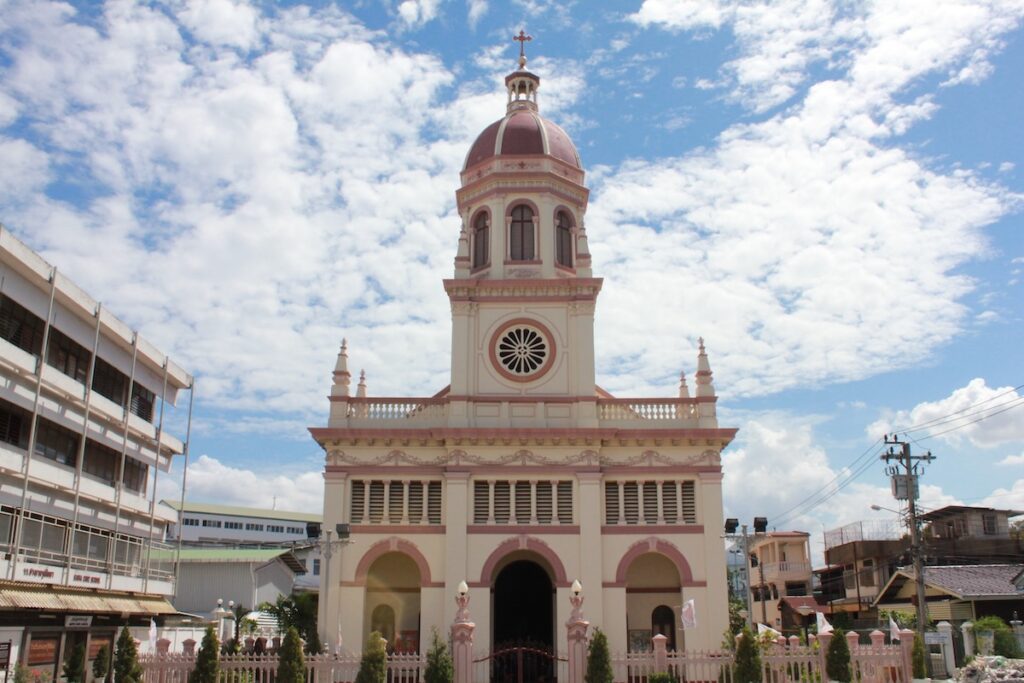 The Portuguese Church in Kudeejeen, Bangkok — a landmark of faith and cultural harmony.